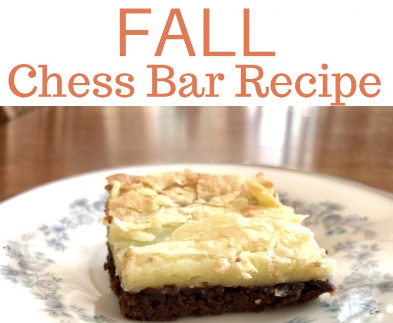 Fall Chess Bar Recipe